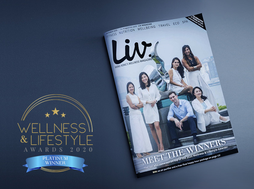 Liv Wellness and Lifestyle Awards 2020 Best Osteopath and Best Wellness Centre Central and Stanley Wellness